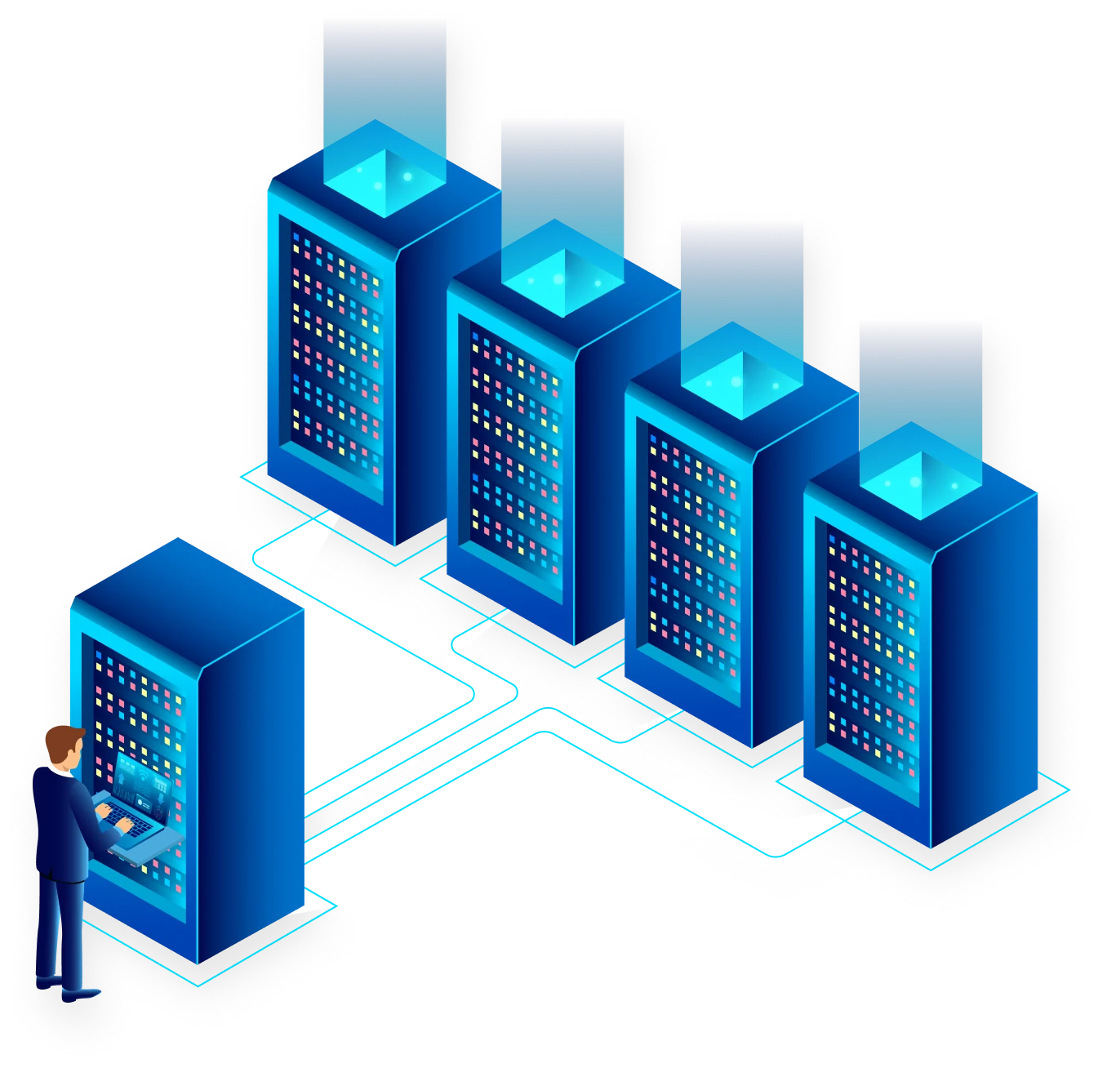 Server Room Illustration 1