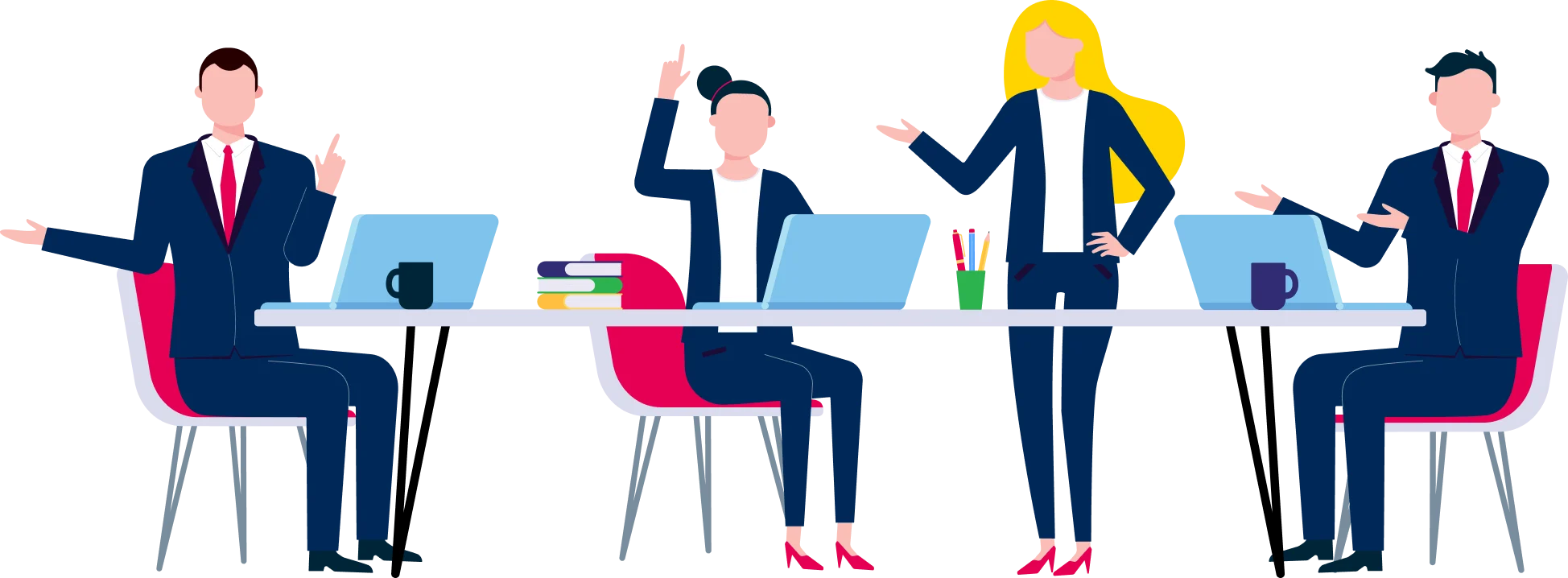 Team Meeting Illustration