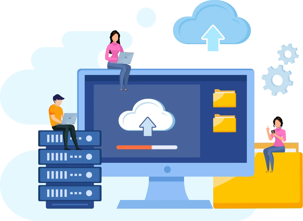 Cloud Computing Illustration Cloud Computing Illustration